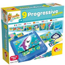 9 Нарастващи пъзела за най-малките Lisciani Море Carotina baby 58457
