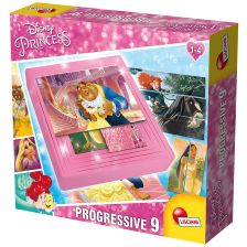 9 Нарастващи пъзела за най-малките Lisciani Disney Princess 58808