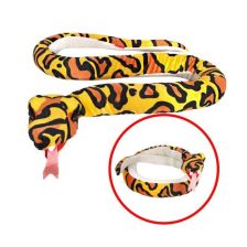 Плюшена жълта змия Верре 142см 13380