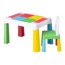 Комплект маса със стол Tega Baby Multicolor