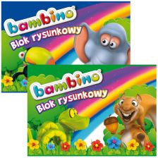 Блок за рисуване St. Majewski Bambino А4 Бял, 20 листа