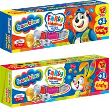 Бои за рисуване St. Majewski Bambino, 12 цвята + 1 цвят подарък