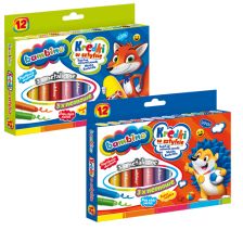 Моливи St. Majewski Bambino c PVC корпус, 12 цвята