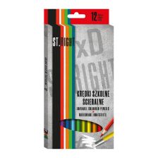 Моливи за рисуване St. Majewski St. Right шестоъгълни, 12 цвята