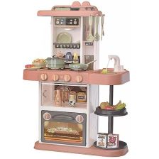 Детска кухня с вода и пара Raya Toys 889-186, Розов