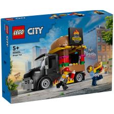 Конструктор LEGO City Камион за хамбургери, 60404