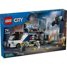Конструктор LEGO City Камион с мобилна полицейска лаборатория, 60418