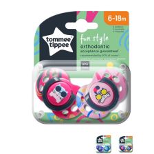 Ортодонтични залъгалки Tommee Tippee FUN STYLE 6-18м, 2 бр.
