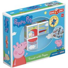 Магически кубчета за игра Geomag Peppa Pig Пътувай с Пепа 3 049
