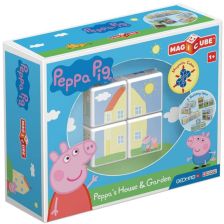 Магически кубчета за игра Geomag Peppa Pig Kъщата и градината на Пепа 4 050