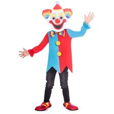 Детски карнавален костюм Amscan Carnival Clown Big Head 4-12 години