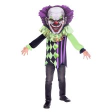 Детски карнавален костюм Amscan Scary Clown Big Head 4-12 години