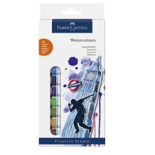 Акварелни бои Faber-Castell - 12 броя