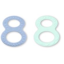 Чесалки NUK цветни осморки 0+ месеца