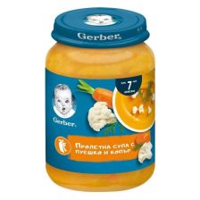 GERBER супа (пролетна) с пуешко и копър, 190 g