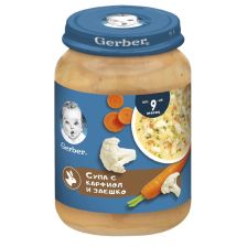 GERBER СУПА Карфиол Заешко 190г