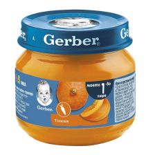 Плодово пюре Gerber - Тиква, 80г