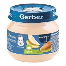 Плодово пюре Nestle Gerber - Круши Уилямс, 80 g