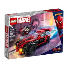 Конструктор LEGO Marvel Spiderman Майлс Моралес срещу Морбиус 76244