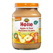 Бебешко пюре Holle - ябълки и круши, 190g