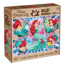 Двустранен пъзел Lisciani Disney Eco Puzzle Малката Русалка, 60 ч.