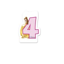 Свещ за рожден ден Procos номер 4 Disney Princess 82897