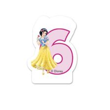 Свещ за рожден ден Procos номер 6 Disney Princess 82899