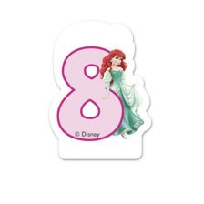 Свещ за рожден ден Procos номер 8 Disney Princess 82901