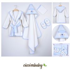 Бебешки комплект за баня Cicim Baby, 4 части, Лъв, 4701