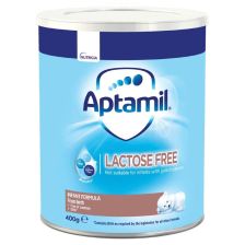 Мляко за кърмачета без лактоза Aptamil - Lactose Free 0-6 месеца 400 грама