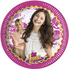 Парти чинийки Procos Soy Luna 8 бр. 23 см