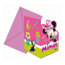 Покани с пликове Procos Minnie Mouse 6 бр. 87867