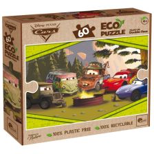 Двустранен пъзел Lisciani Disney Eco Puzzle Колите, 60 ч.