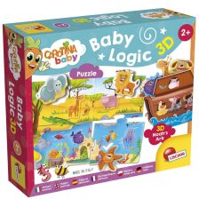 Детски 3D Пъзел Lisciani Carotina Baby Logic 3D Животни