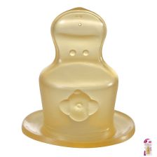 Биберони NIP Latex за шишета Narrow-Neck, 2 бр., 0-6 месеца