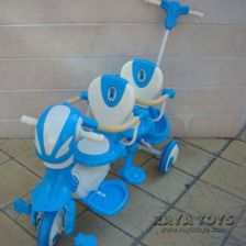 Триколка за близнаци Raya Toys синя