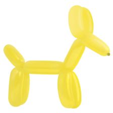 Моделиращ балон Amscan жълт 114 см 9905525