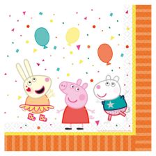 Салфетки Amscan Peppa Pig 33x33 см 9906331