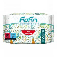 Мокри кърпи БЕБО Ultra soft 80бр. 1167