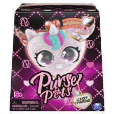 Аксесоар за детска чанта изненада Spin Master Purse Pets Luxey Charms