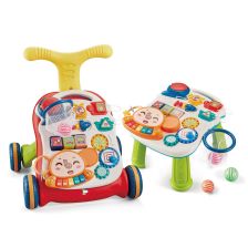 Проходилка за бутане и Масичка активити център 2в1 Raya Toys С пиано