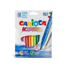 Акварелни флумастери CARIOCA Aquarell, 12бр