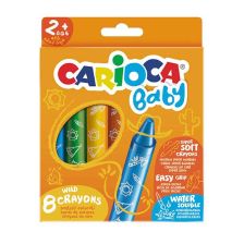 Маслени пастели CARIOCA Baby, 8 цвята