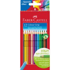 Акварелни моливи Faber-Castell Grip 12 цвята