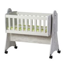 Бебешко дървено кошче люлка Dizain Baby Зори Антик