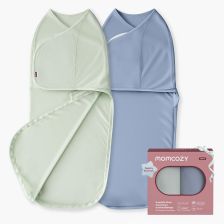 Антистрес пелена за повиване Momcozy Easy Swaddle Wrap, 0-3 месеца
