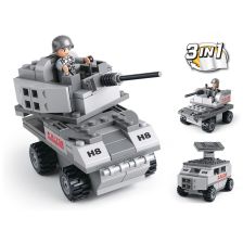 Конструктор Sluban ARMY Танк 3 в 1 110 ч. B0537B