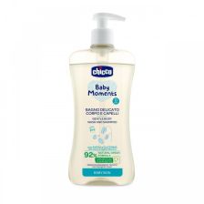 Нежен Шампоан за коса и тяло Chicco Baby Moments 500ml