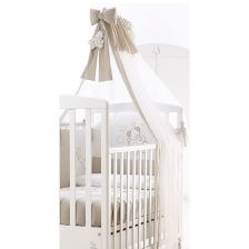 Балдахин със стойка за детско легло Italbaby SWEET STAR, Dove Grey