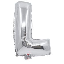 Балон Procos фолио буква L сребърен